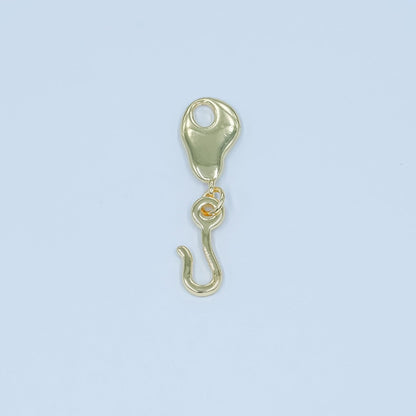 24K Gold Filled Geometric Hook Finding in Gold &amp; Silver | Z1098