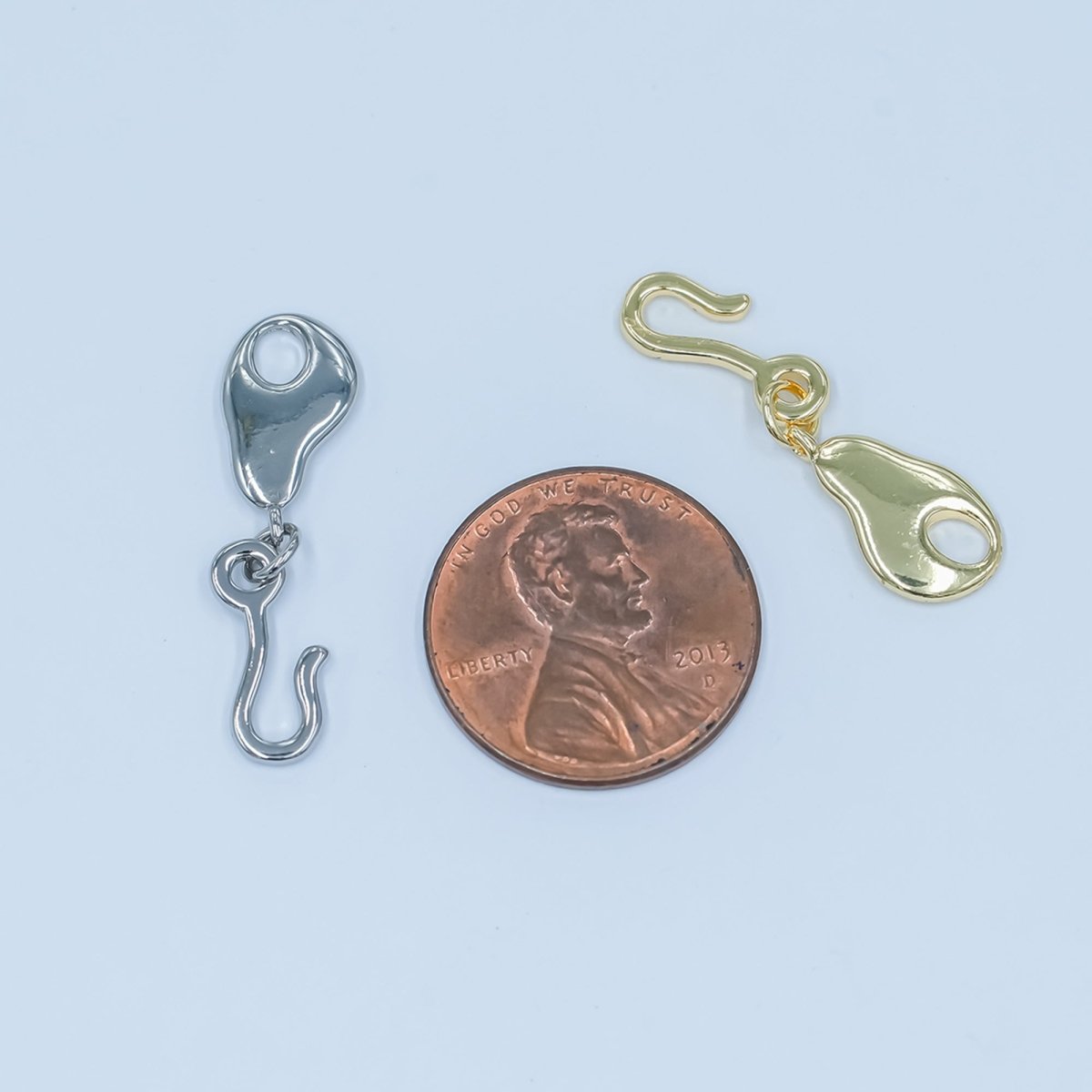 24K Gold Filled Geometric Hook Finding in Gold &amp; Silver | Z1098