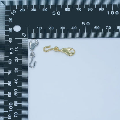 24K Gold Filled Geometric Hook Finding in Gold &amp; Silver | Z1098