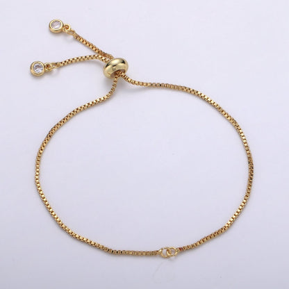 24K Gold Filled Half Finished Bracelet For DIY Jewelry Making Bracelet Making  L-145~L-147