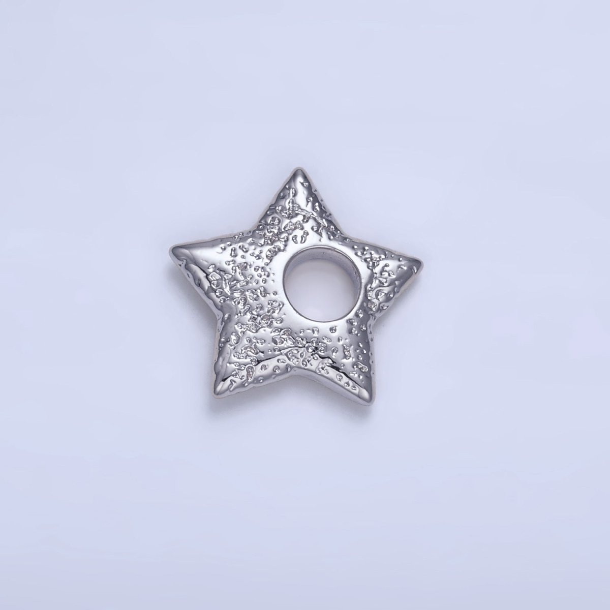 24K Gold Filled Hammered Celestial Star Pendant in Gold &amp; Silver | B629