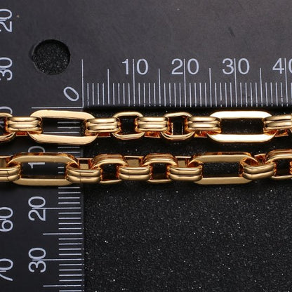 24K Gold Filled Long and Short Cable Chain by the Yard Wholesale Roll Chain For Jewelry Necklace Bracelet Anklet Making | ROLL-422 Clearance Pricing