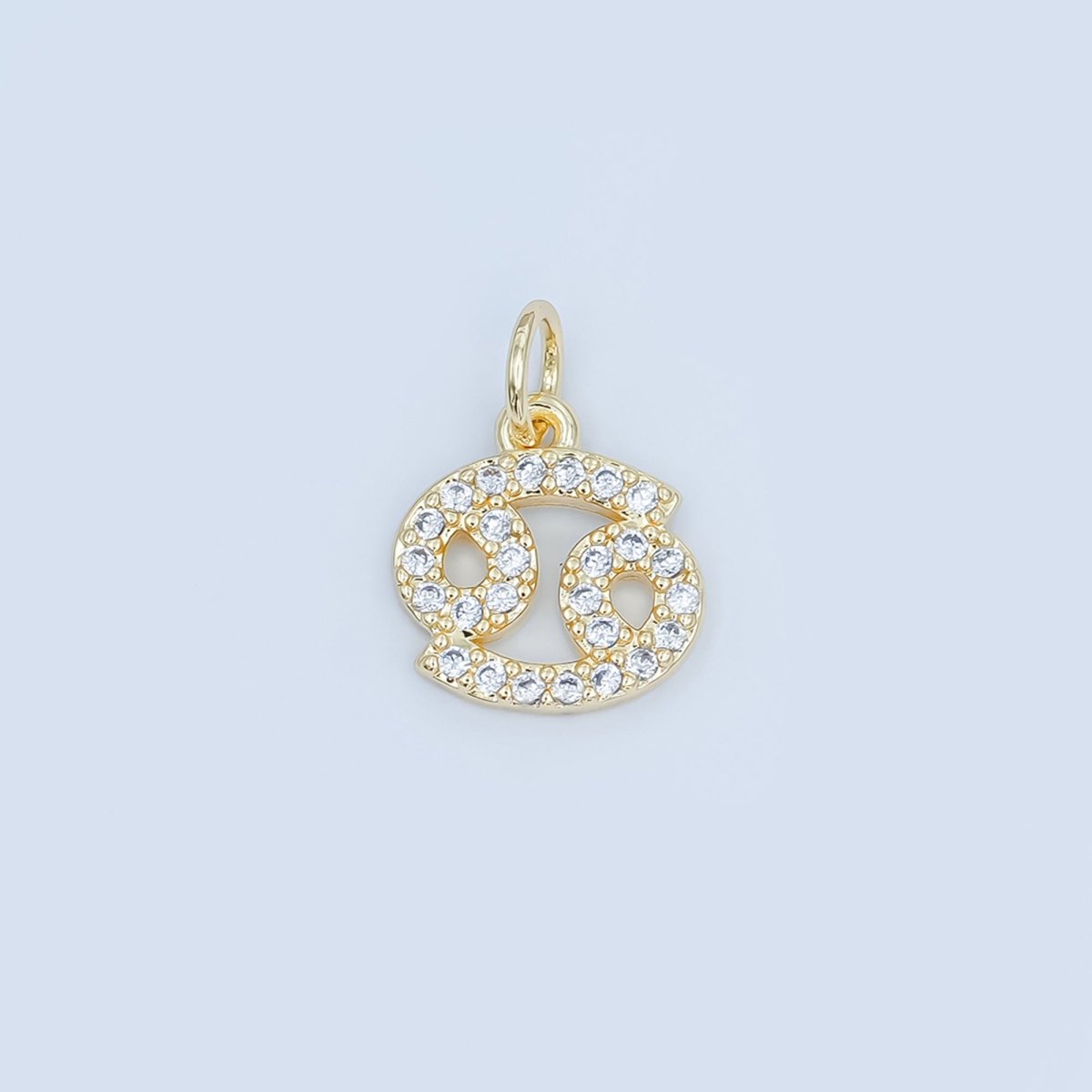 24K Gold Filled Micro Paved CZ Zodiac Sign Charm | A1313 - A1318