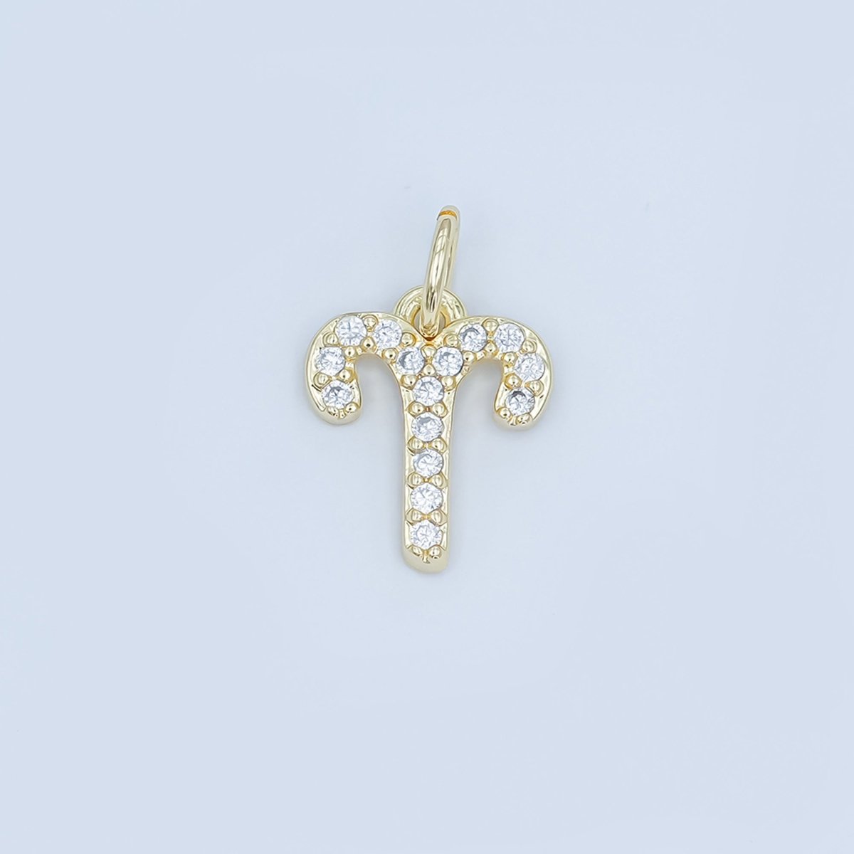 24K Gold Filled Micro Paved CZ Zodiac Sign Charm | A1313 - A1318
