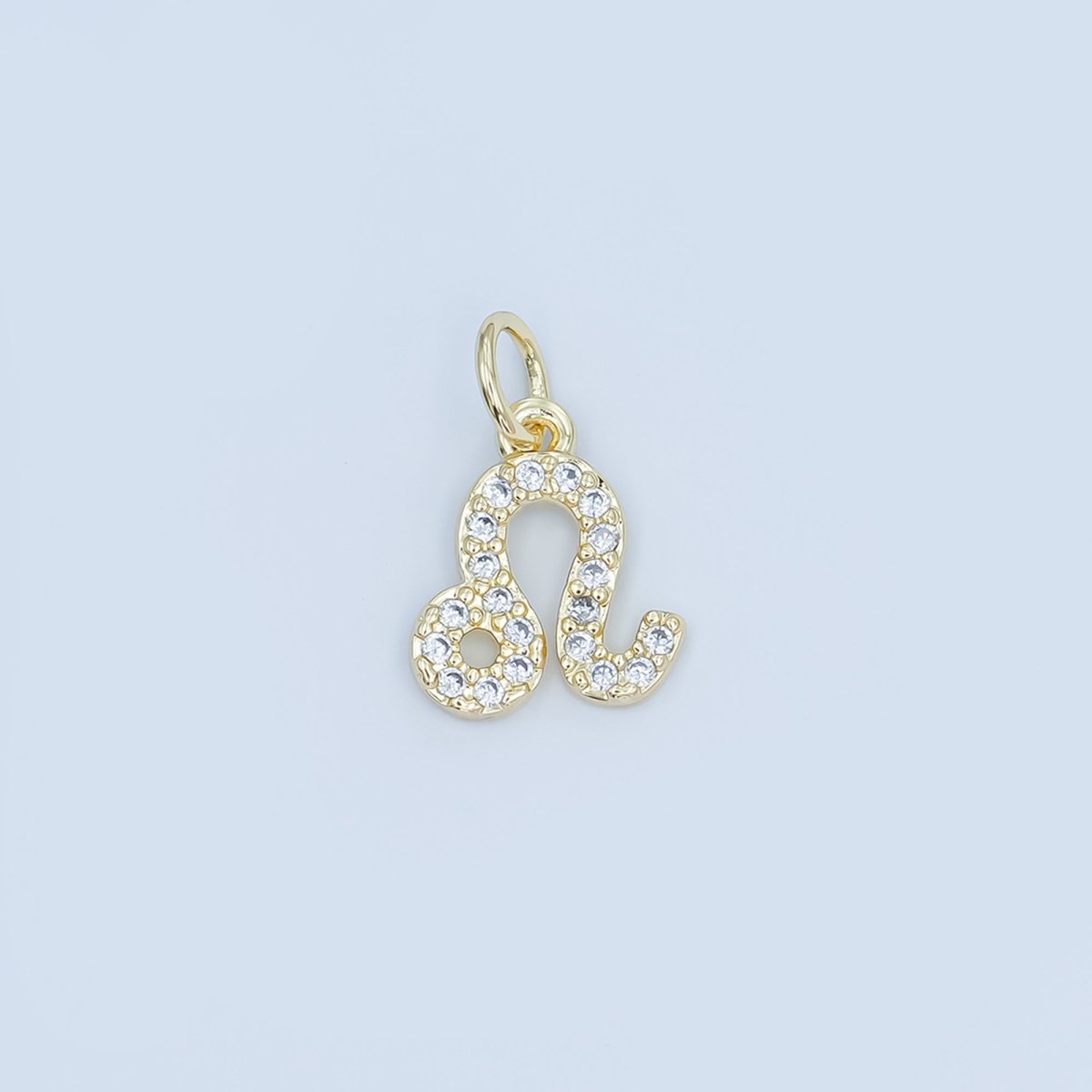 24K Gold Filled Micro Paved CZ Zodiac Sign Charm | A1313 - A1318