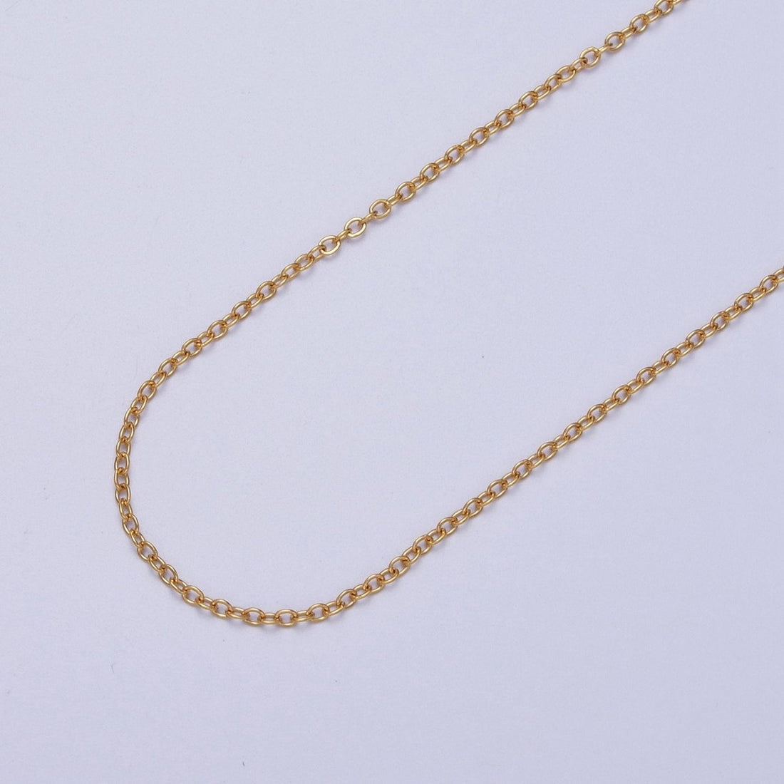 24K Gold Filled Mini 1.3mm Cable Unfinished Chain in Gold &amp; Silver | ROLL-949 ROLL-950 Clearance Pricing