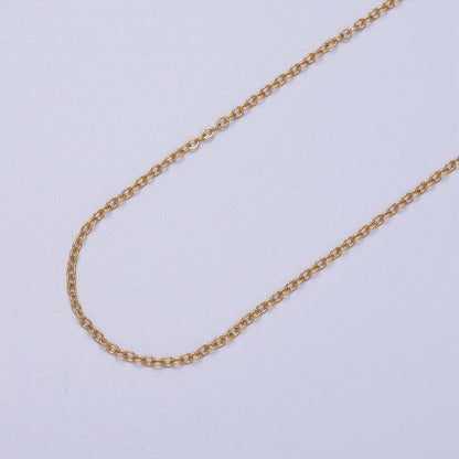 24K Gold Filled Mini 1.3mm Cable Unfinished Chain in Gold &amp; Silver | ROLL-949 ROLL-950 Clearance Pricing