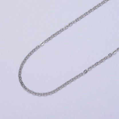 24K Gold Filled Mini 1.5mm Cable Unfinished Chain in Gold &amp; Silver | ROLL-951 ROLL-952