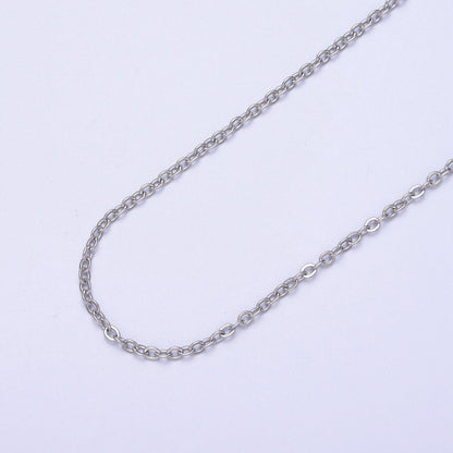 24K Gold Filled Mini 2mm Cable Unfinished Chain in Gold &amp; Silver | Roll-00953 Roll-00954