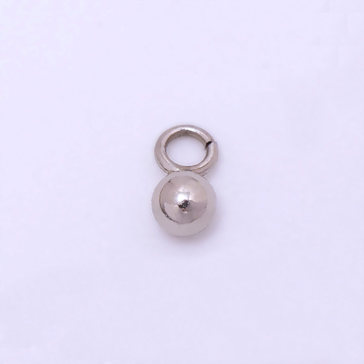 24K Gold Filled Minimalist Ball Bead Charm in Gold &amp; Silver | P737