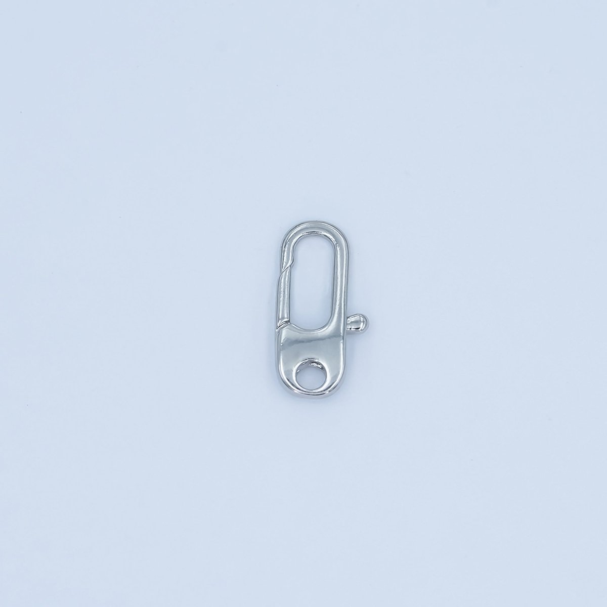 24K Gold Filled Minimalist Oblong Lobster Clasps Finding in Gold &amp; Silver | Z1101