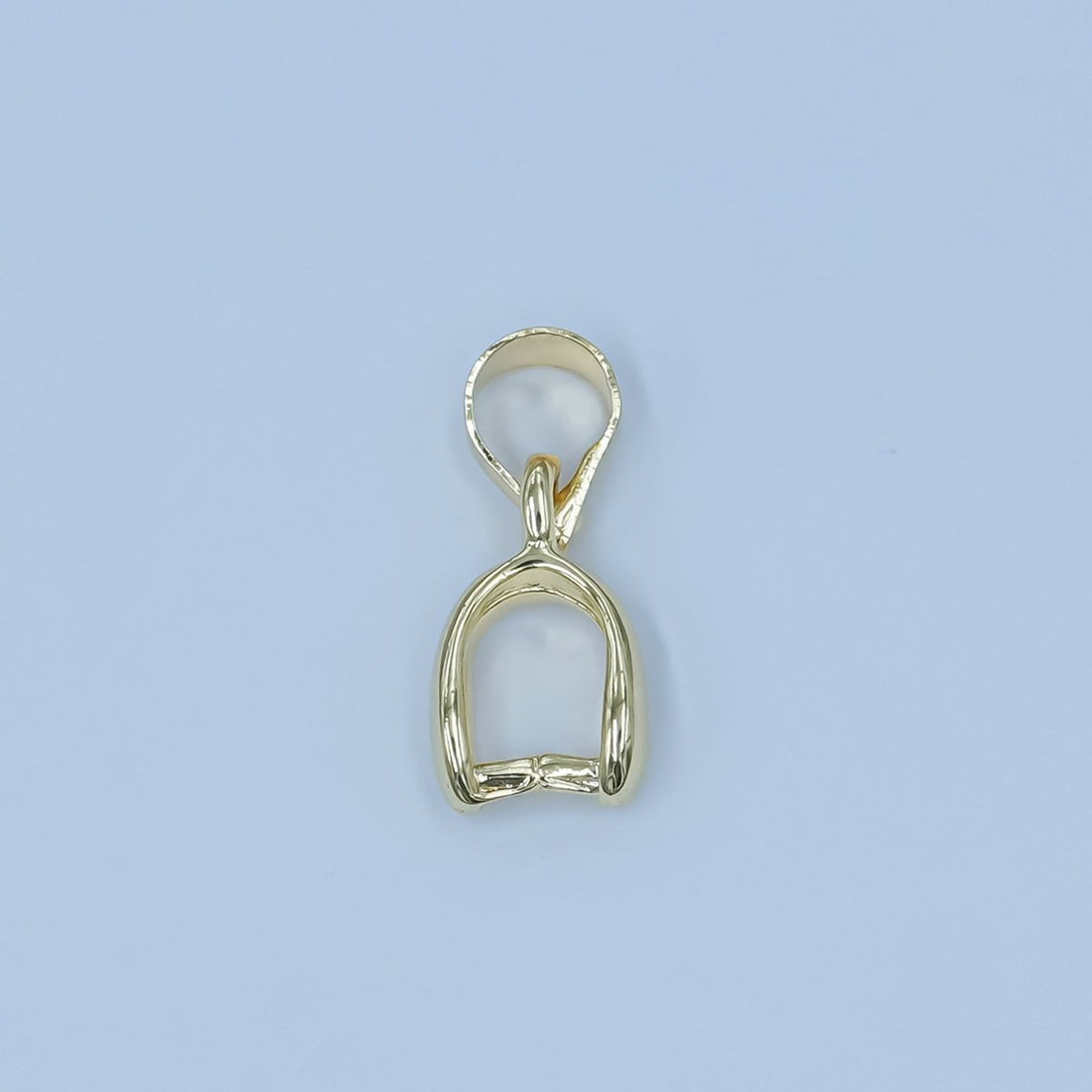24K Gold Filled Minimalist Snap Bail Finding | Z1124