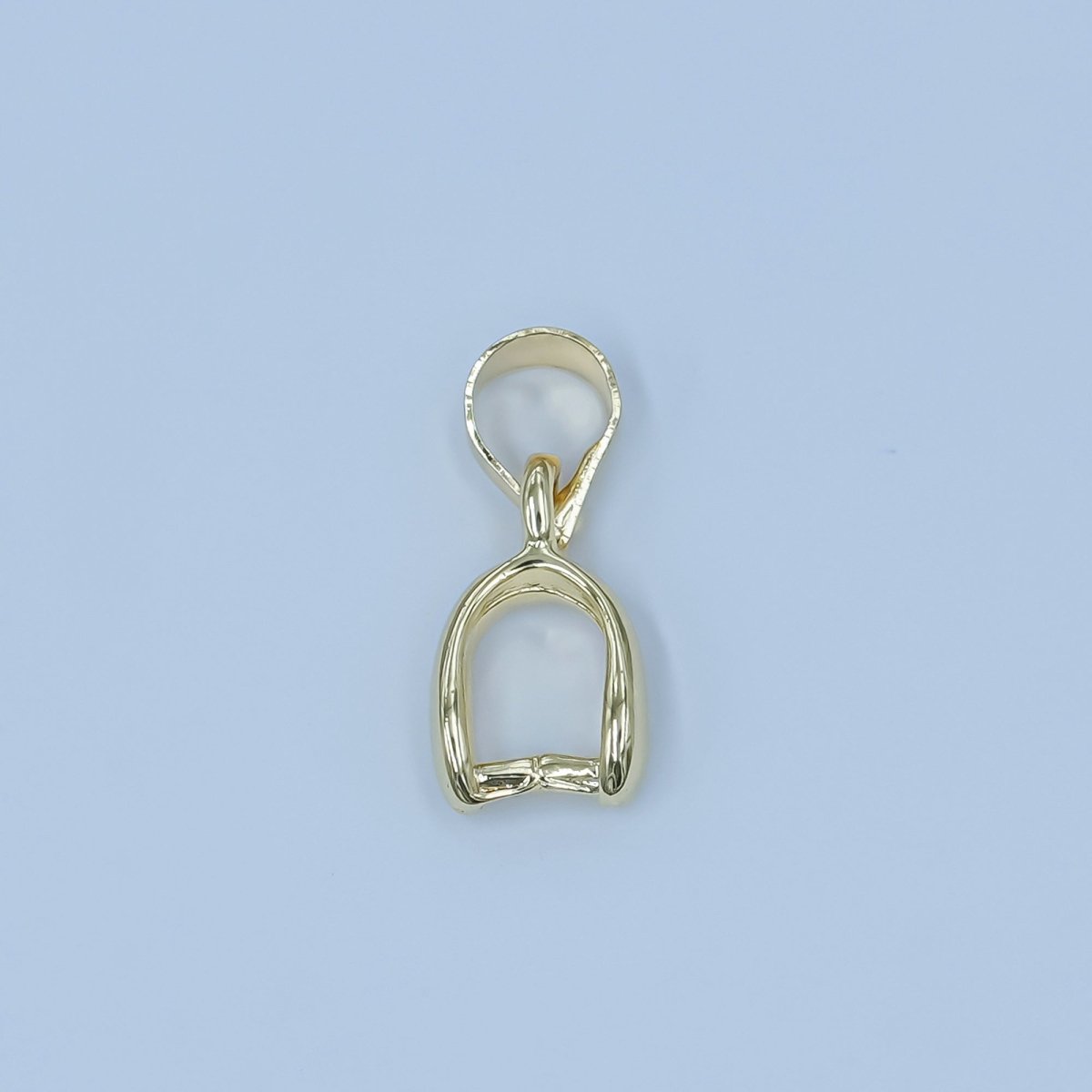 24K Gold Filled Minimalist Snap Bail Finding | Z1124