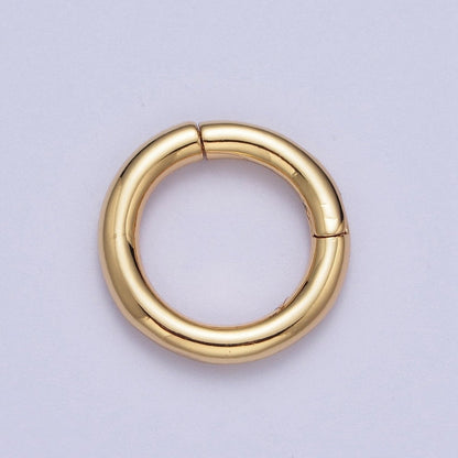 OS 24K Gold Filled Minimalist Spring Gate Ring Findings For Jewelry Making  L-933 L-934