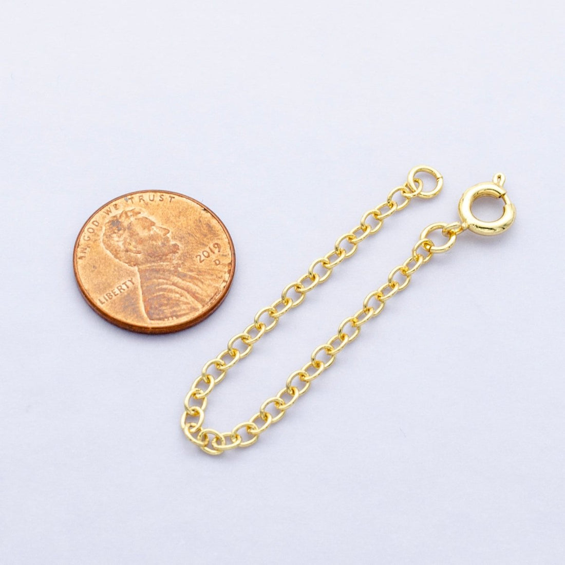 24K Gold Filled Minimalist Spring Ring Clasps Closure Finding | Z1106
