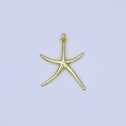 24K Gold Filled Minimalist Starfish Charm | M918
