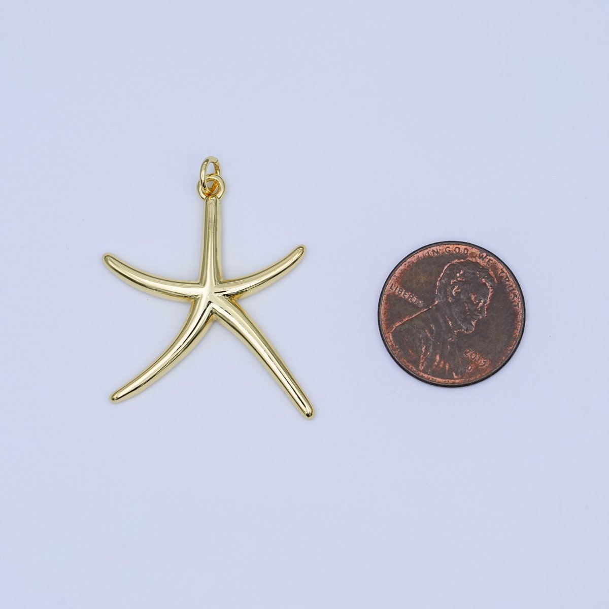 24K Gold Filled Minimalist Starfish Charm | M918