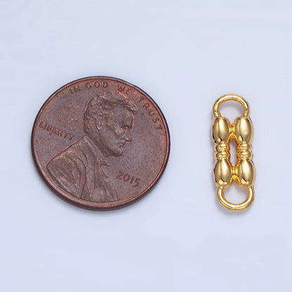 24K Gold Filled Multiple Bubble Geometric Connector | F468