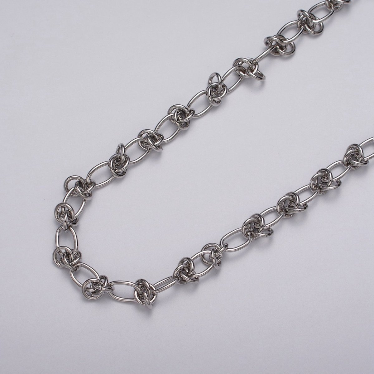 24k Gold Filled Multiple Round Rolo Link PaperClip Unfinished Chain in Gold &amp; Silver Barbed Wire | ROLL-1143 - ROLL-1146 Clearance Pricing