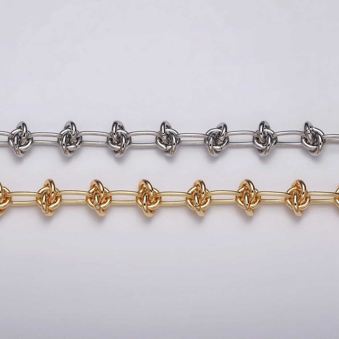 24k Gold Filled Multiple Round Rolo Link PaperClip Unfinished Chain in Gold &amp; Silver Barbed Wire | ROLL-1143 - ROLL-1146 Clearance Pricing