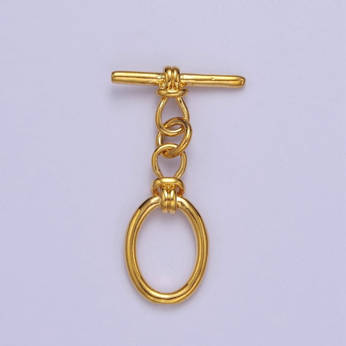 24k Gold Filled Oval Toggle Clasp, Jewelry Clasp OT Clasp Findings L-699 L-700 L-701