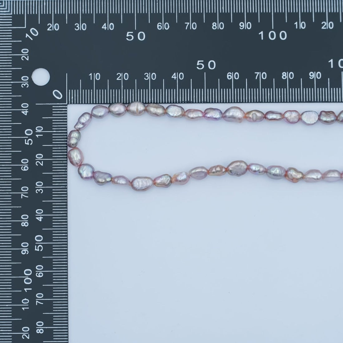24K Gold Filled Purple Baroque Freshwater Pearl 15 Inch Necklace | WA-3068