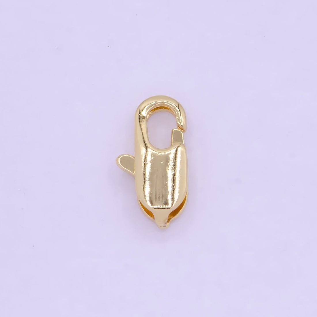 24K Gold Filled Rectangular 10.3mm x 5.3mm Lobster Clasps Closure Supply  L-845