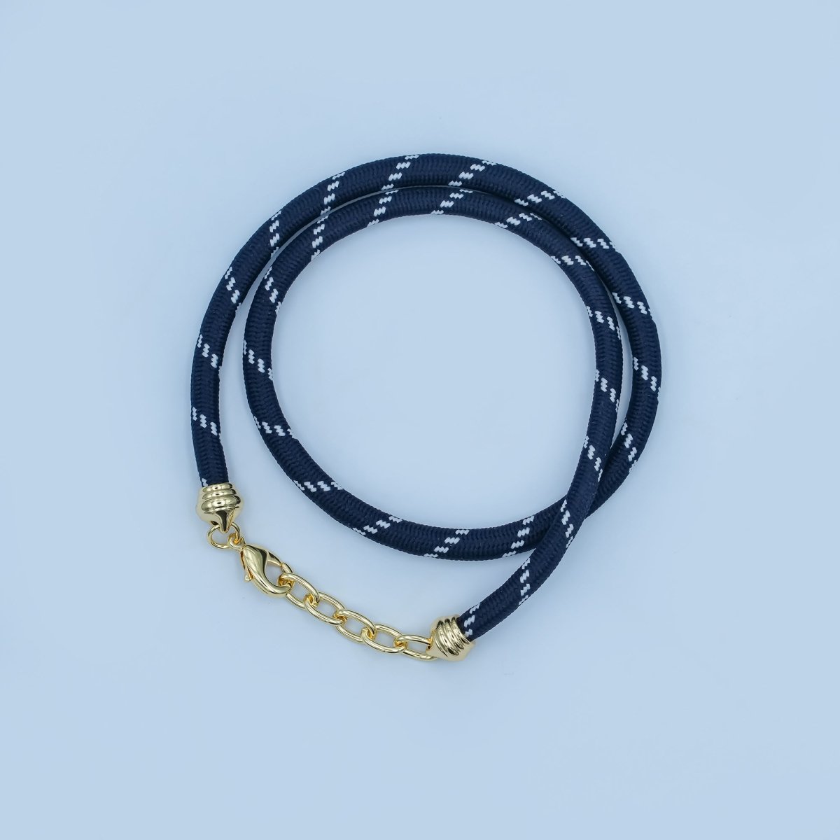 24K Gold Filled Red, Pink, Blue, Green, Beige, Teal Summer Cord Chain Necklace | WA-3061 ~ WA-3066