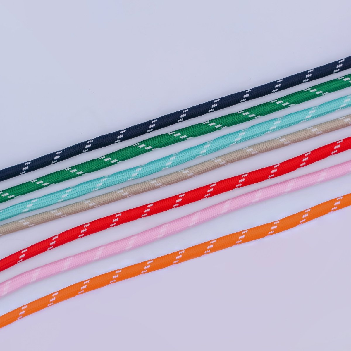 24K Gold Filled Red, Pink, Blue, Green, Beige, Teal Summer Cord Chain Necklace | WA-3061 ~ WA-3066