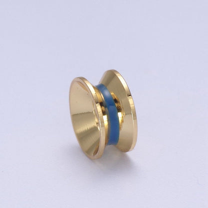 24K Gold Filled Rondelle Bead Spacer for Bracelet Necklace Supply B-122