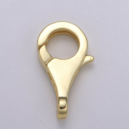 24K Gold Filled Round Lobster Clasp DIY Jewelry Making For Necklace Bracelet L-179 K-237