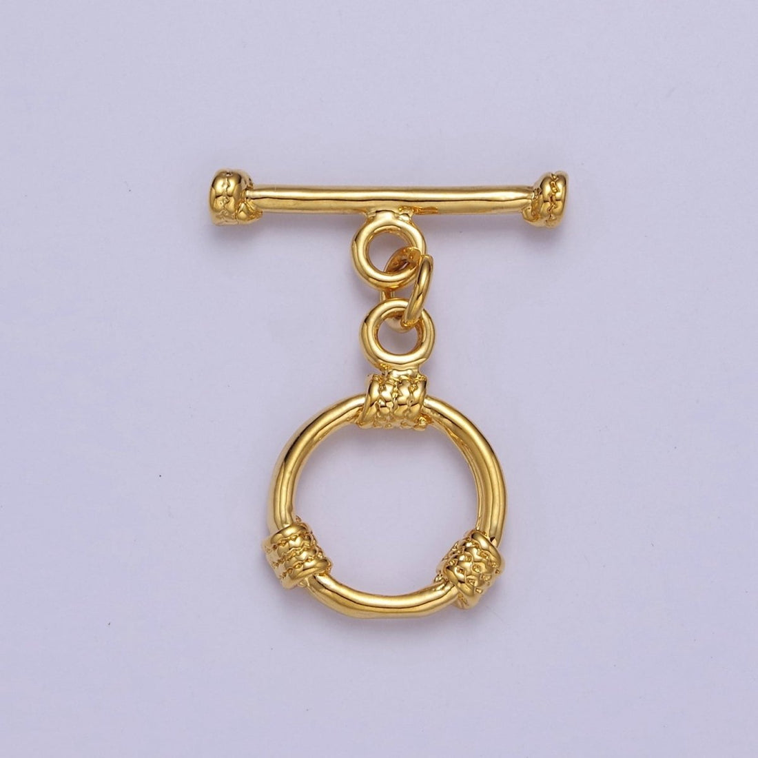 24k Gold Filled Round Toggle Clasp, Jewelry Clasp OT Clasp Findings L-693 L-694 L-695