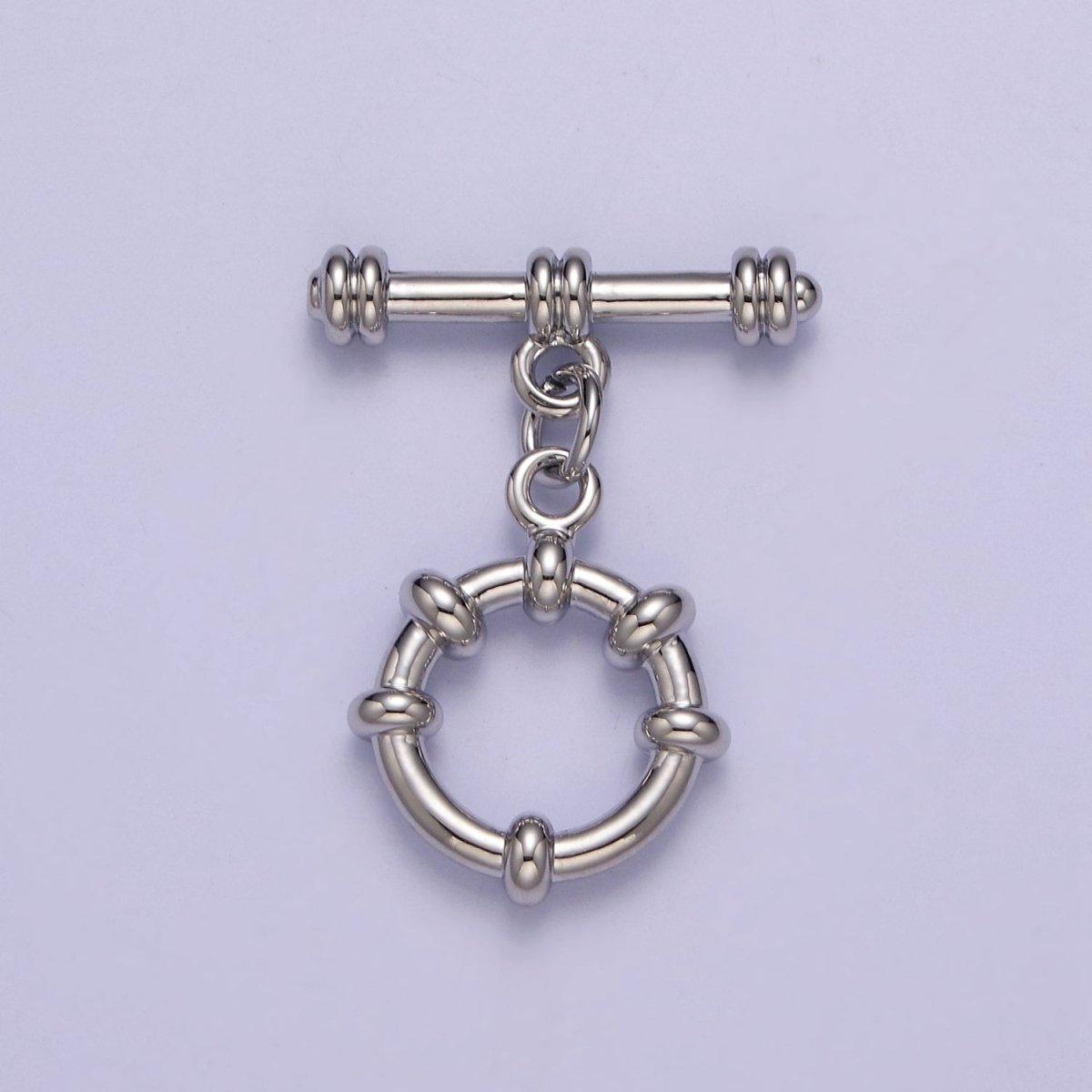 24k Gold Filled Round Toggle Clasp, Jewelry Clasp Sailor OT Clasp Findings L-690 L-691 L-692