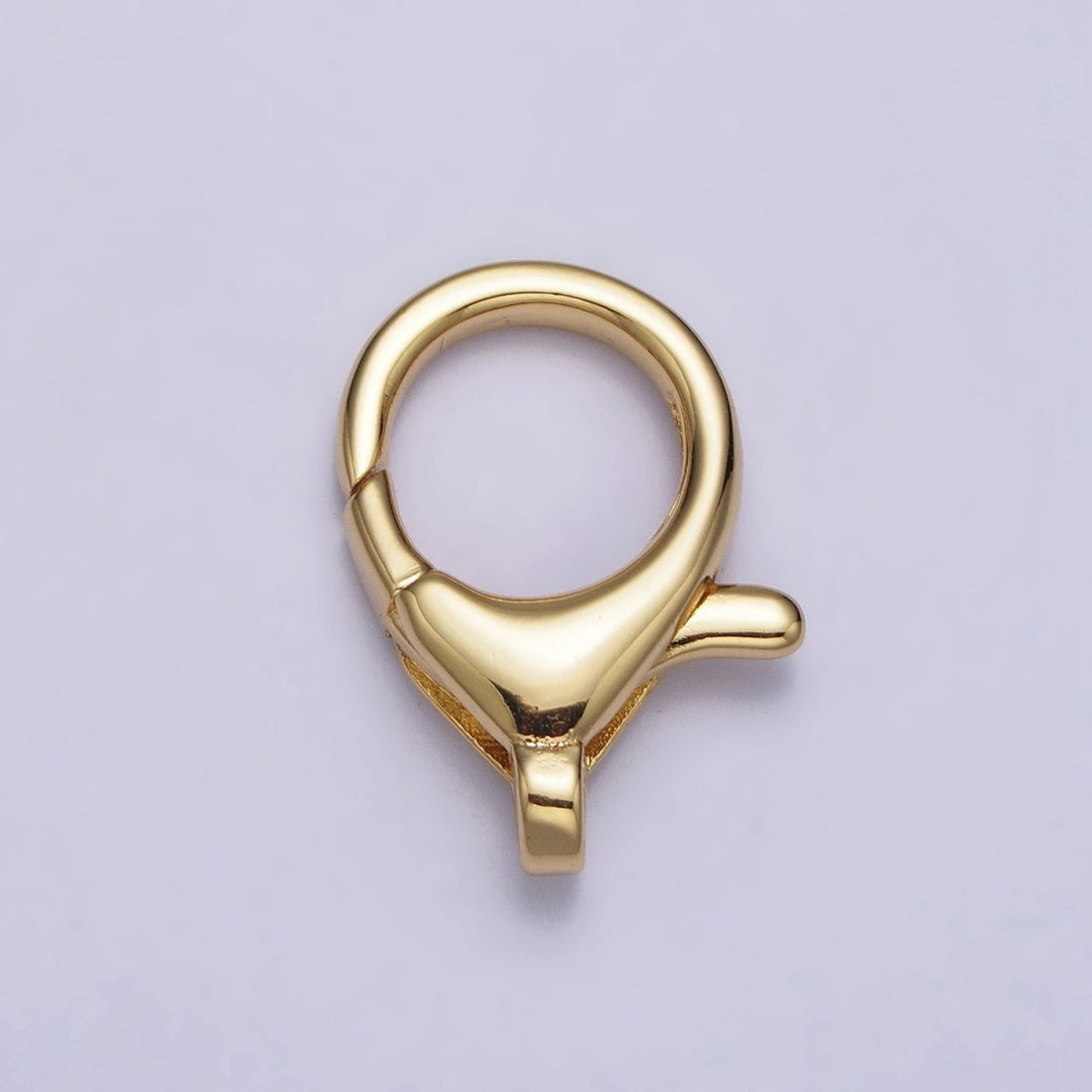 24K Gold Filled Rounded Oval 20mm Lobster Clasps Jewelry Closure in Gold &amp; Silver | Z-111 Z-112