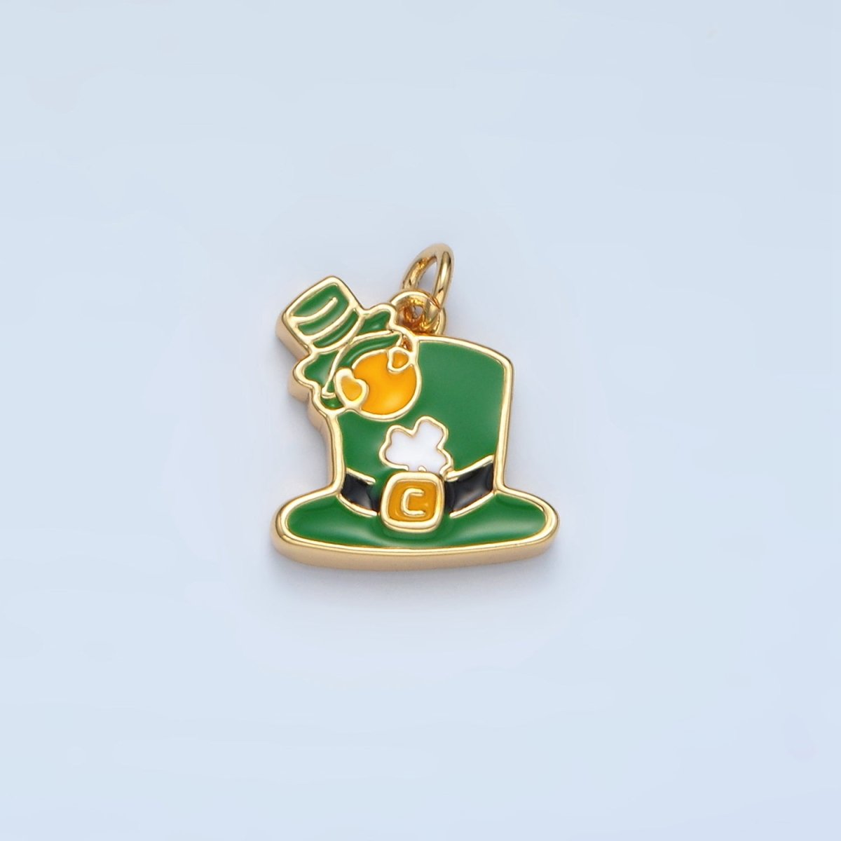 24K Gold Filled 12.5mm Saint Patrick&