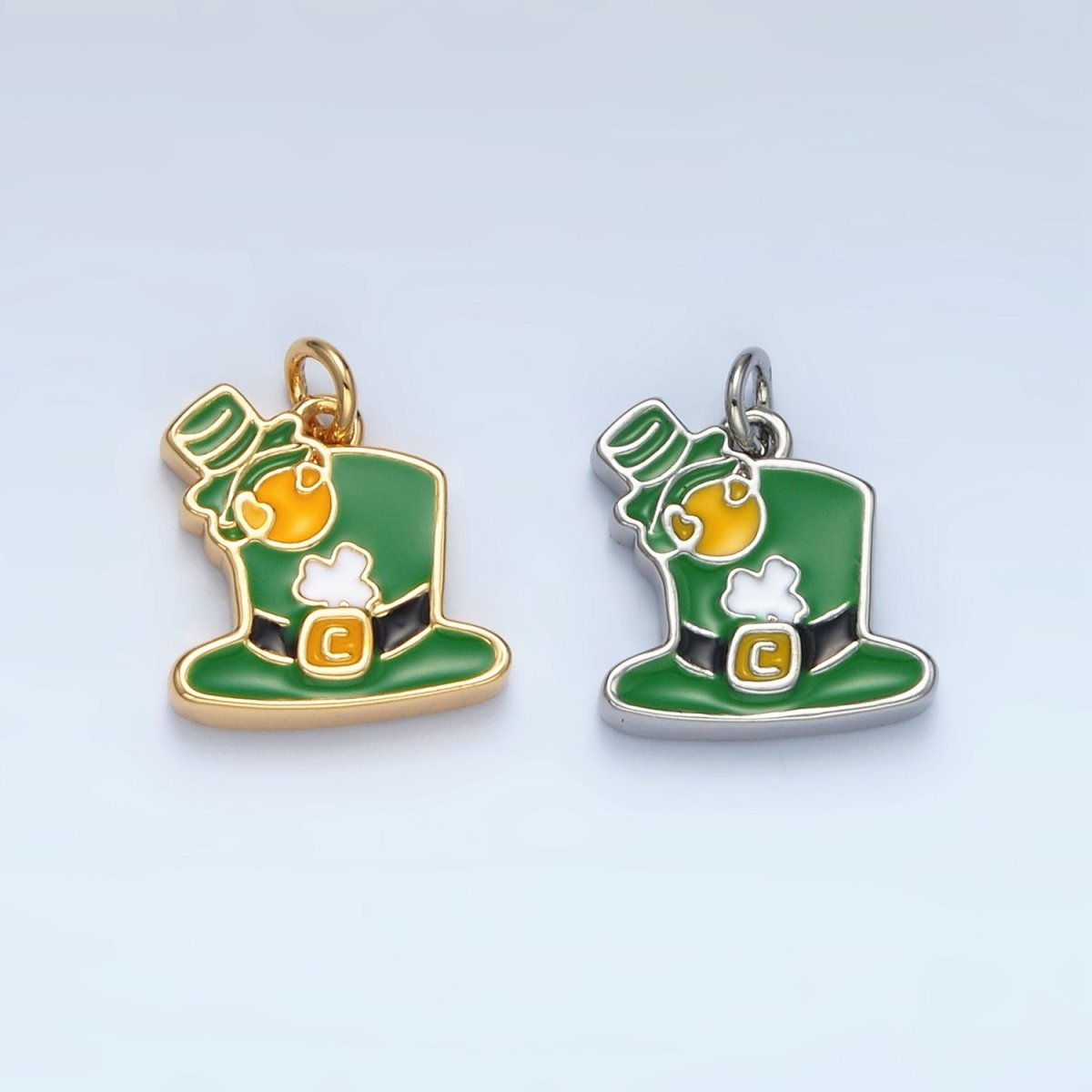 24K Gold Filled 12.5mm Saint Patrick&