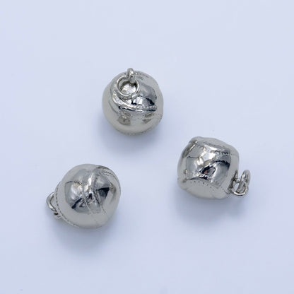 24K Gold Filled Softball Baseball Sports Multidimensional Charm in Gold &amp; Silver | W066