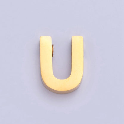 24K Gold Filled Stainless Steel Initial Alphabet For DIY Necklace Making A-A1669-A-A1681