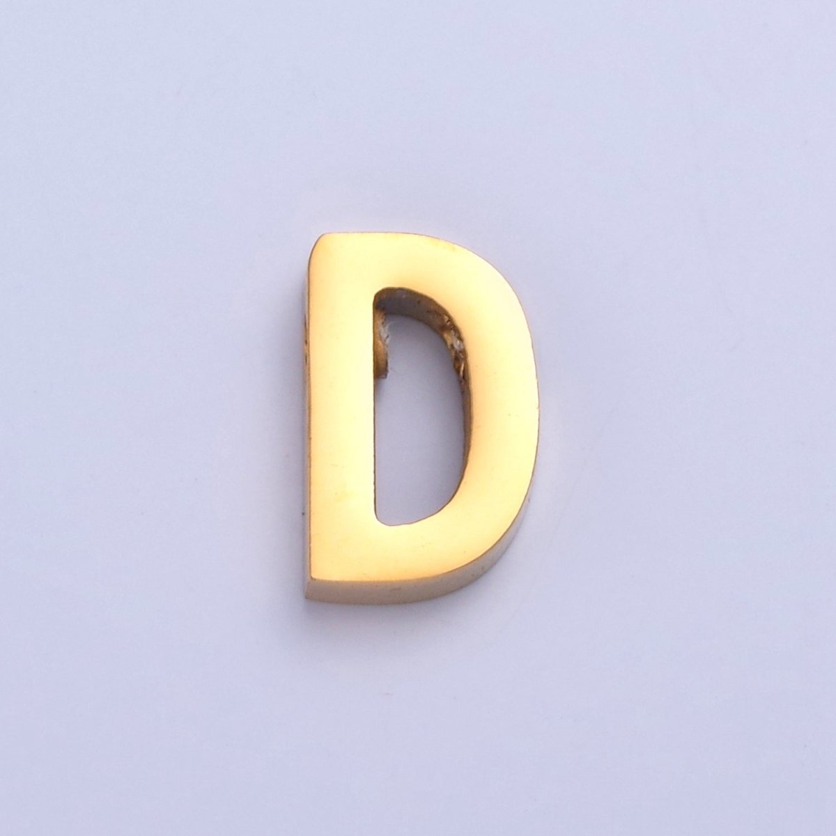 24K Gold Filled Stainless Steel Initial Alphabet For DIY Necklace Making A-A1669-A-A1681