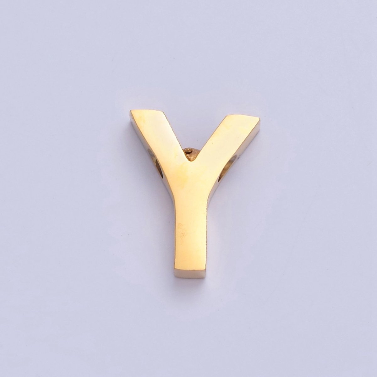 24K Gold Filled Stainless Steel Initial Alphabet For DIY Necklace Making A-A1669-A-A1681