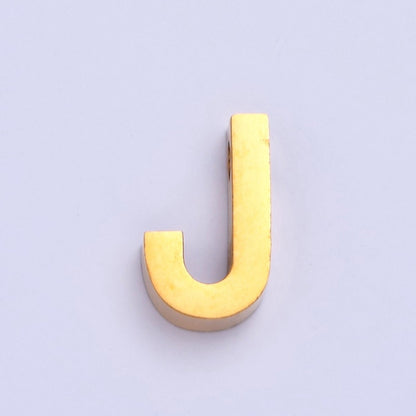 24K Gold Filled Stainless Steel Initial Alphabet For DIY Necklace Making A-A1669-A-A1681