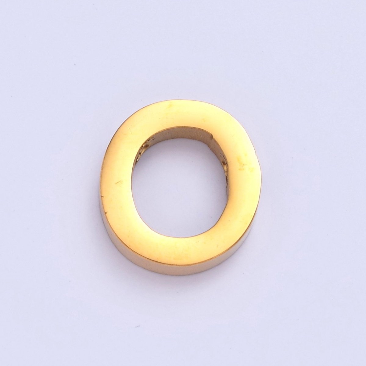 24K Gold Filled Stainless Steel Initial Alphabet For DIY Necklace Making A-A1669-A-A1681