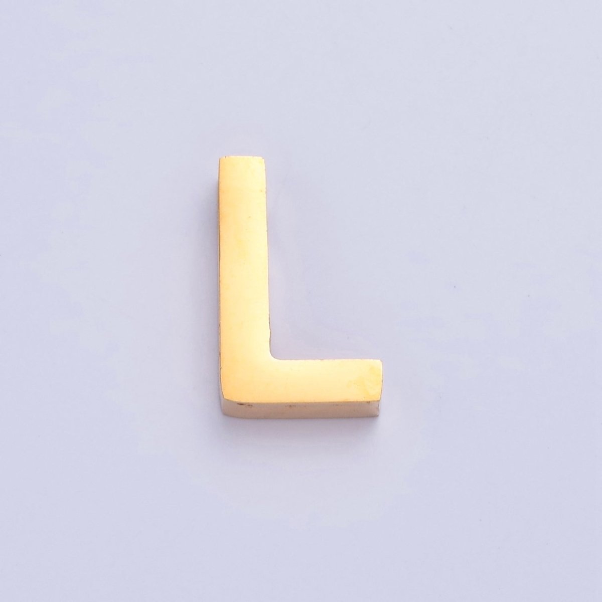 24K Gold Filled Stainless Steel Initial Alphabet For DIY Necklace Making A-A1669-A-A1681