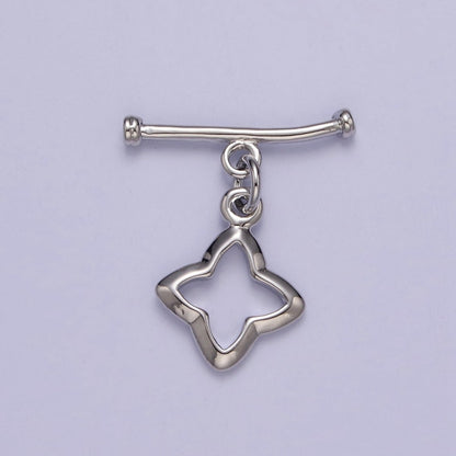 24k Gold Filled Star Toggle Clasp, Jewelry Clasp OT Clasp Findings L-696 L-697 L-698