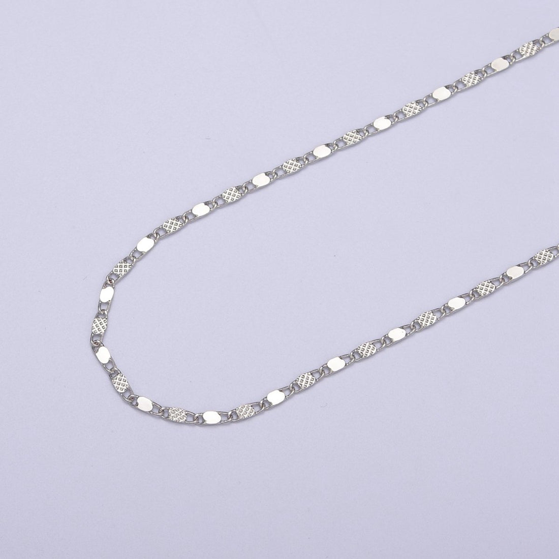 24K Gold Filled Sunburst Flat Bar Unique Chain by Yard, Dainty 1.7mm Wholesale Chain in Silver &amp; Gold For Jewelry Making Supply Component | ROLL-638 ROLL-637