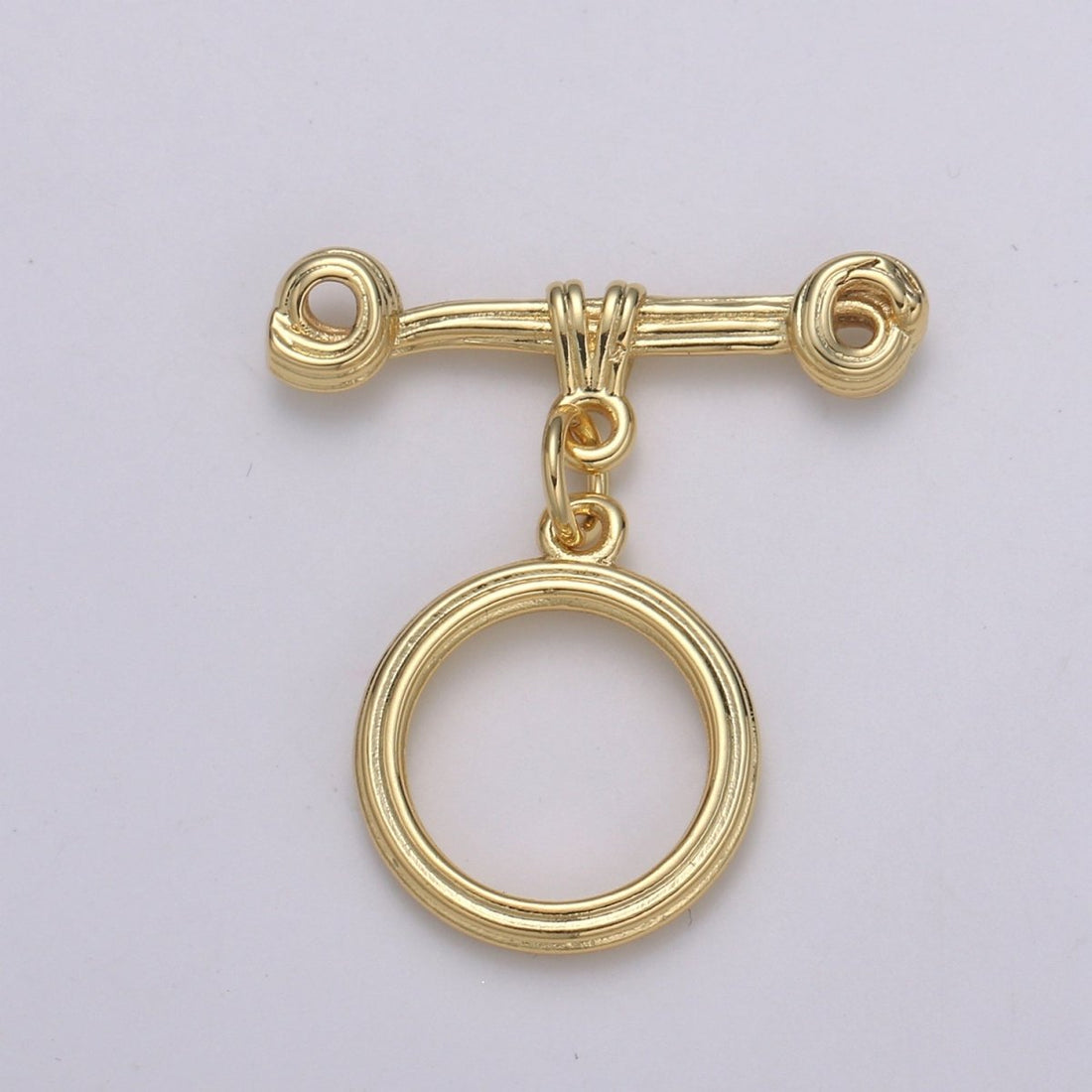 24K Gold Filled Toggle Clasp Black / Rose Gold / Gold / Silver For DIY Jewelry Making Necklace Bracelet Anklet L-217~L-220