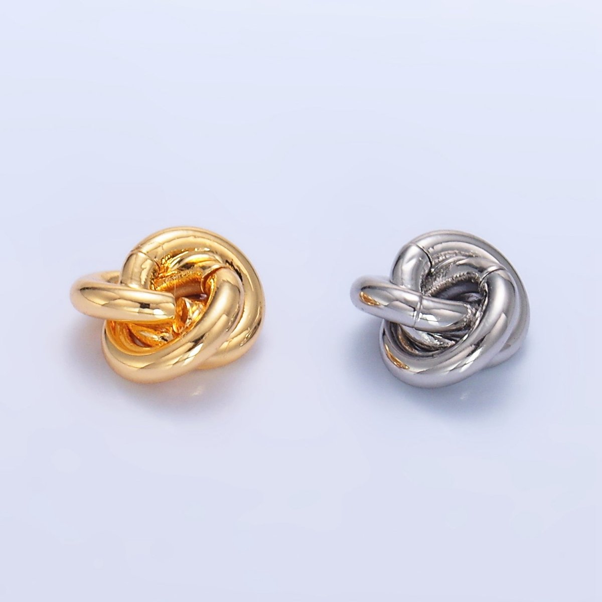 24K Gold Filled Triple Minimalist Spiral Band Bead | B561