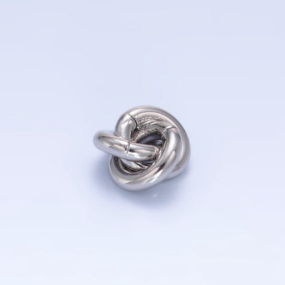 24K Gold Filled Triple Minimalist Spiral Band Bead | B561