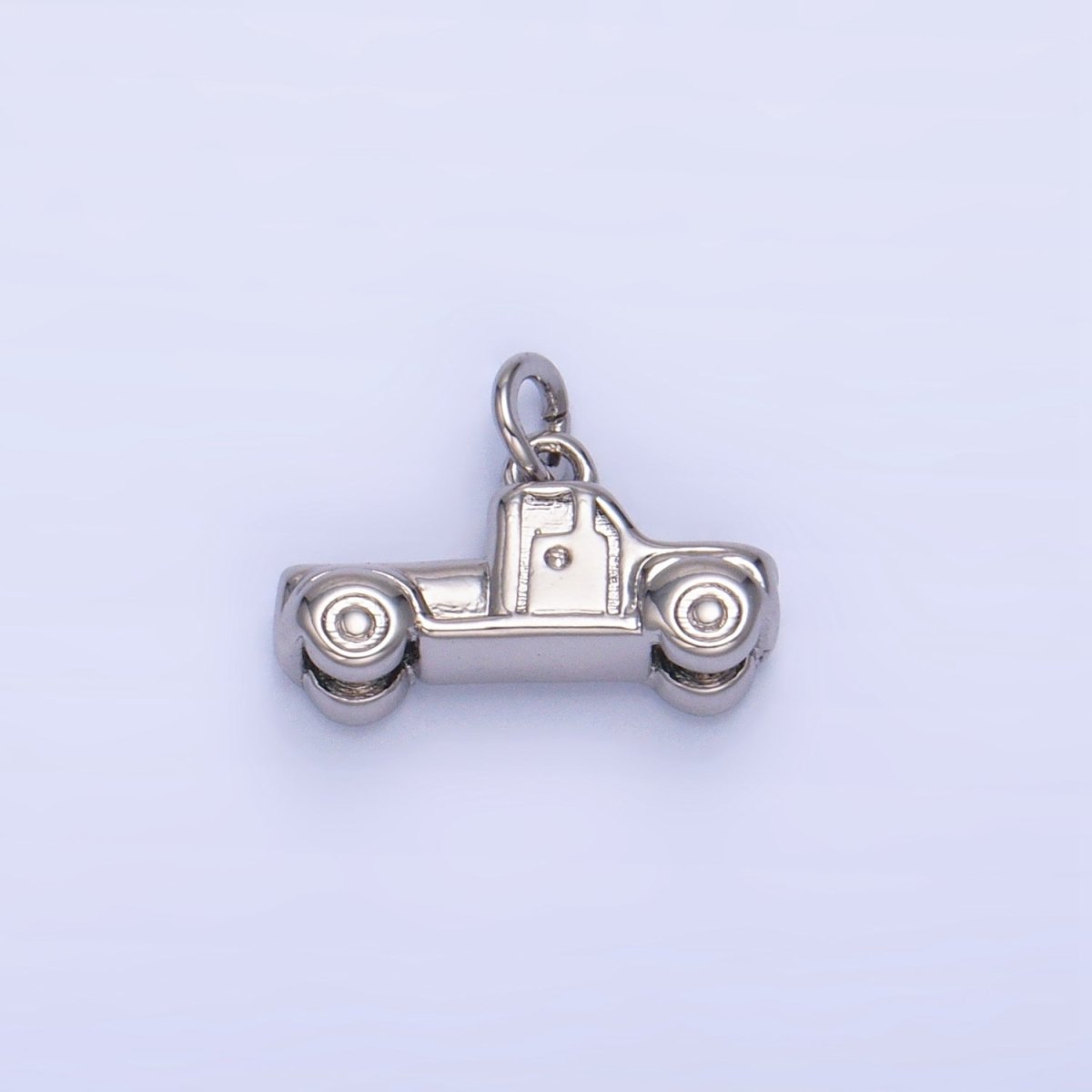 24K Gold Filled Vehicle Pick Up Truck Multidimensional 3D Charm in Gold &amp; Silver | W045