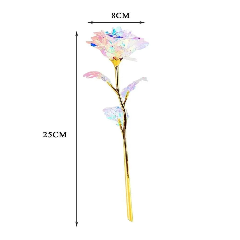 24k Infinity Rose Eternal with Gold foil LED Enchanted For Christmas Valentine&